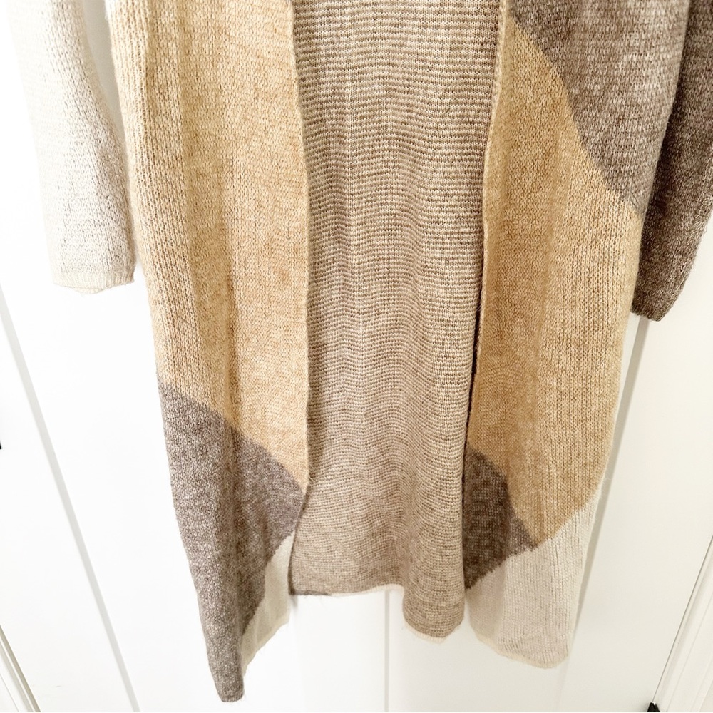 Sincerely Jules Color Block Long Open Cardigan Si… - image 3